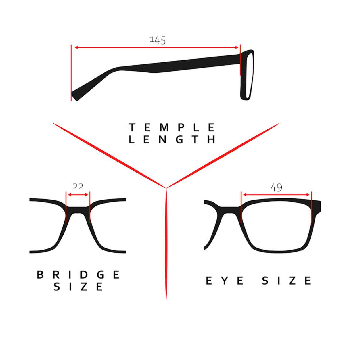 How to measure your eyeglasses frame size ? Ottika Canada