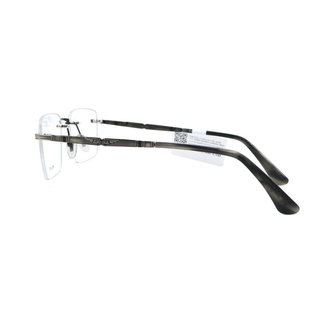 Police Spectacle Frame - Rimless | Model VPLF84
