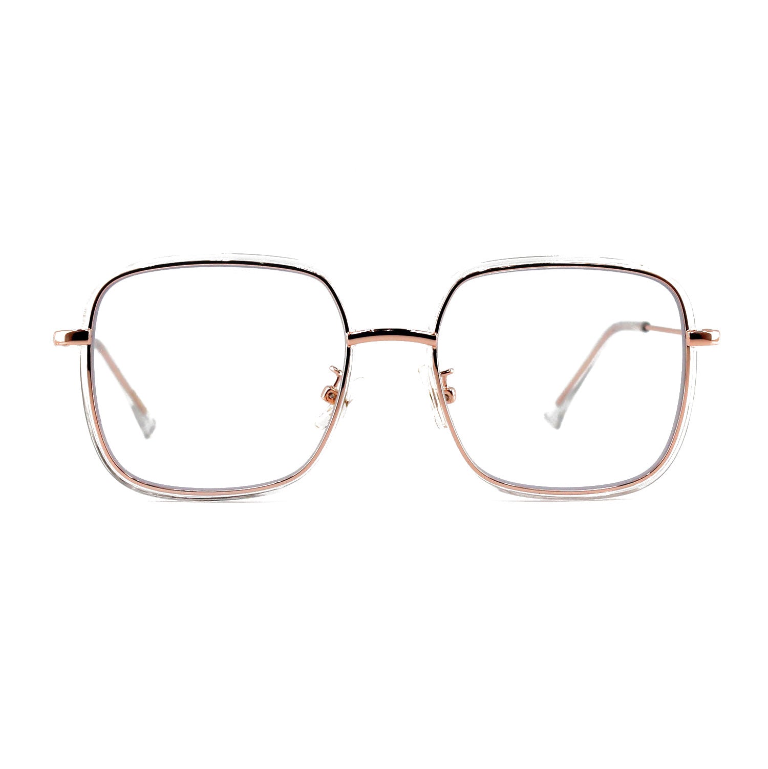 Ottika Care - Blue Light Blocking Glasses - Adult | Model 1908 | Coating Gold & Green