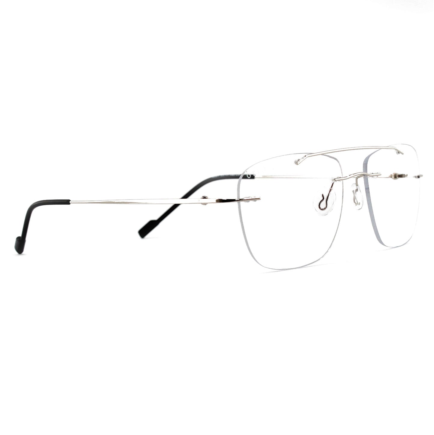 Ottika Care - Lunettes anti-lumière bleue | Sans monture R 001 | Revêtement Vert & Bleu