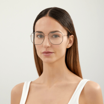 Monture de lunettes Gucci | Modèle GG0396O (001) - Or