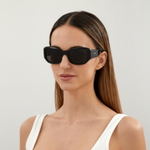 Saint Laurent Sunglasses | Model SL 498 (001) - Shiny Black