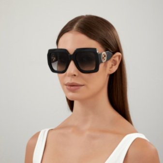 Gucci Sunglasses | Model GG1022S (005) - Black