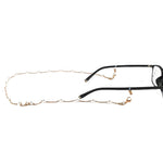 Charmswear - Catena per occhiali (Perla/Metallo) | Modello 008