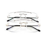 Ottika Care - Blue Light Blocking Glasses | Rimless R 002 | Coating Green & Blue