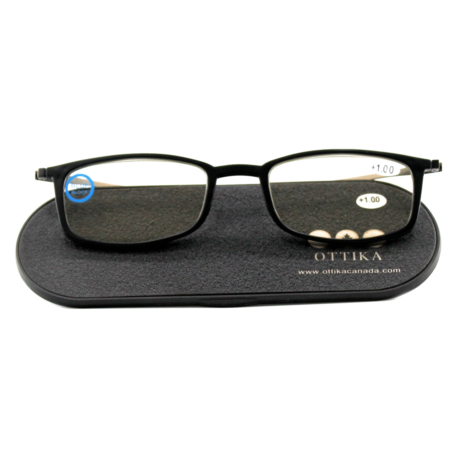 Ottika Care - Lunettes de lecture anti-lumière bleue | Forme rectangulaire