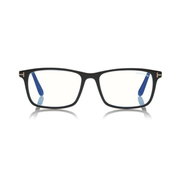 Tom Ford - Blocage de la lumière bleue | Modèle FT5584-FB(001)- Noir brillant