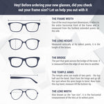 Clip-On For Glasses Anti-Blue Light + Night Vision | Rectangular Shape