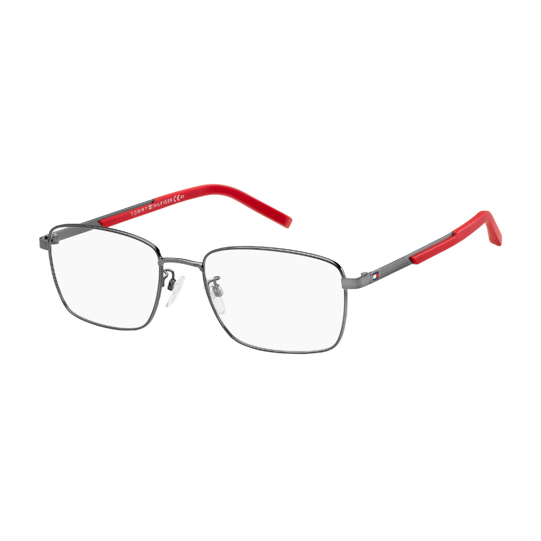 Montatura per occhiali Tommy Hilfiger | Modello TH1693 - Argento Rosso