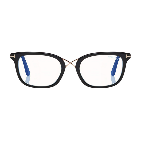 Tom Ford - Blocage de la lumière bleue | Modèle FT5637-B(005)- Noir brillant