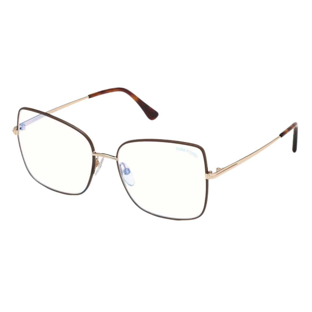 Tom Ford - Blue Light Blocking | Model FT5613-B(048)- Shiny Dark Brown