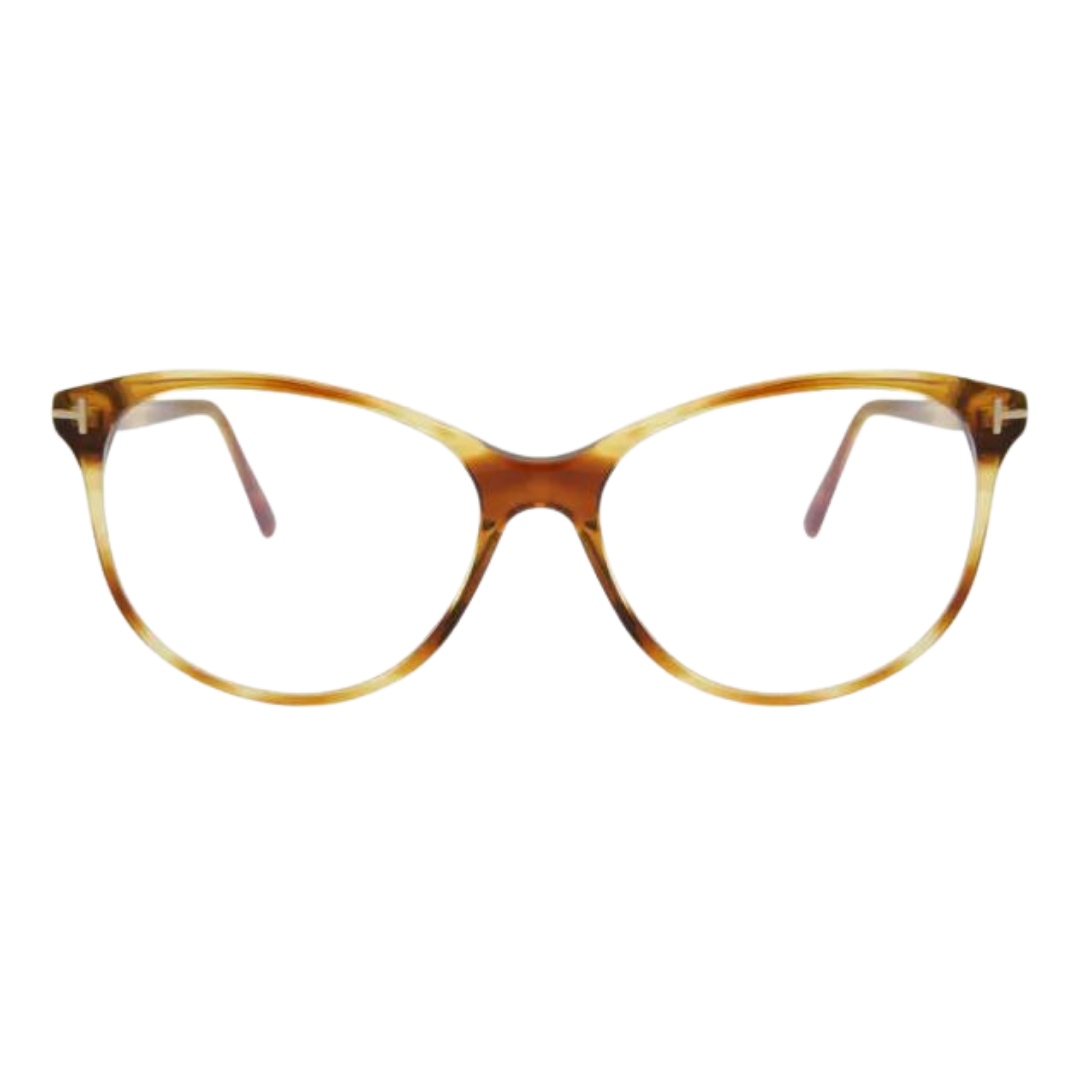 Tom Ford - Lunettes anti-lumière bleue | Modèle TF 5544 - Demi Brun