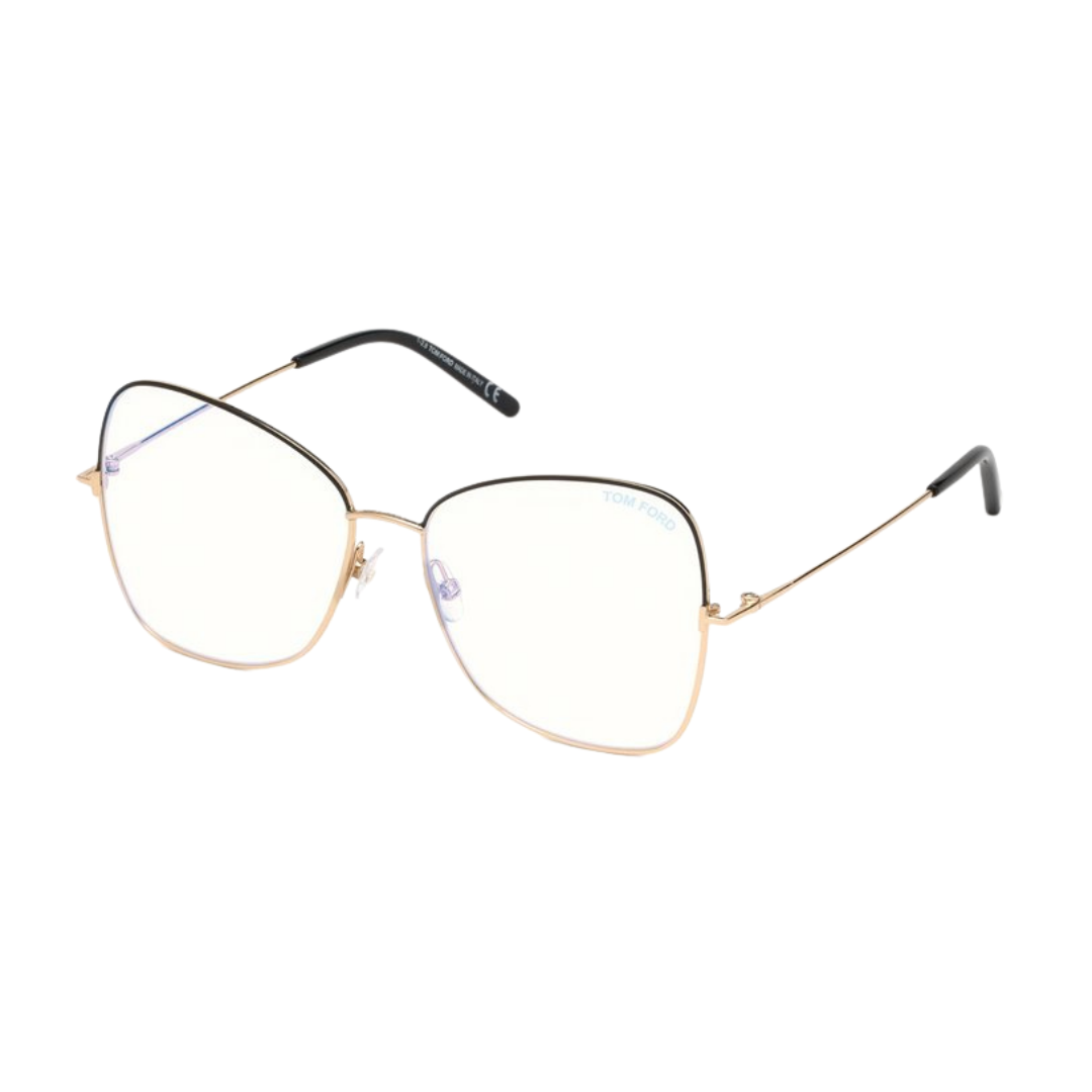 Tom Ford - Blue Light Blocking | Model FT5571-B(001)- Shiny Black